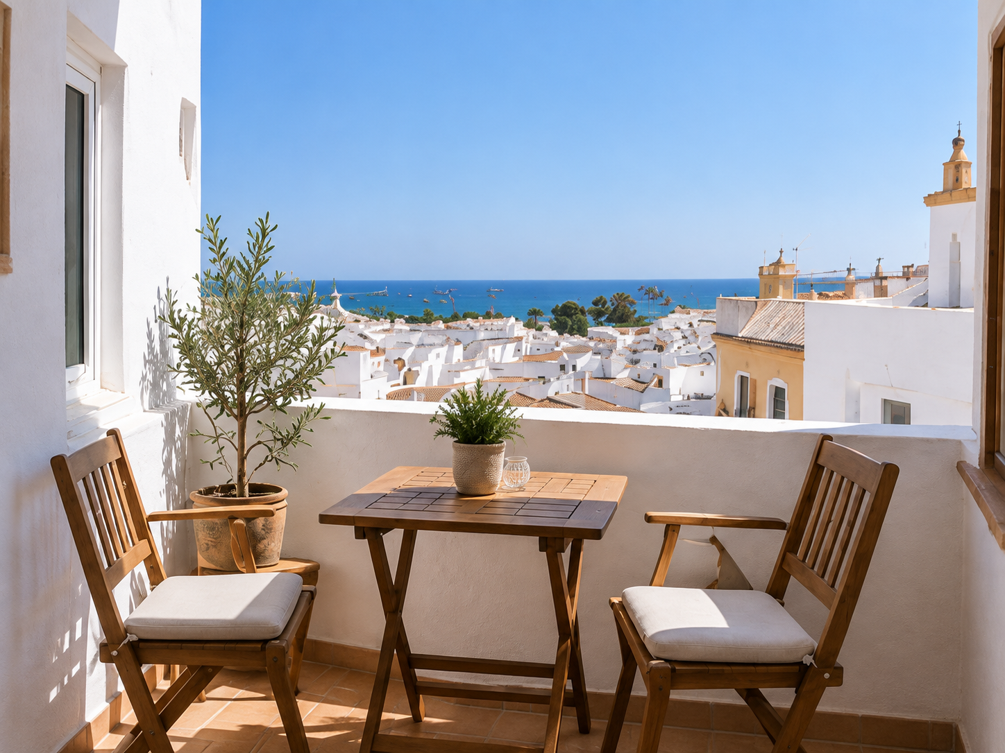 Terraza con vistas
