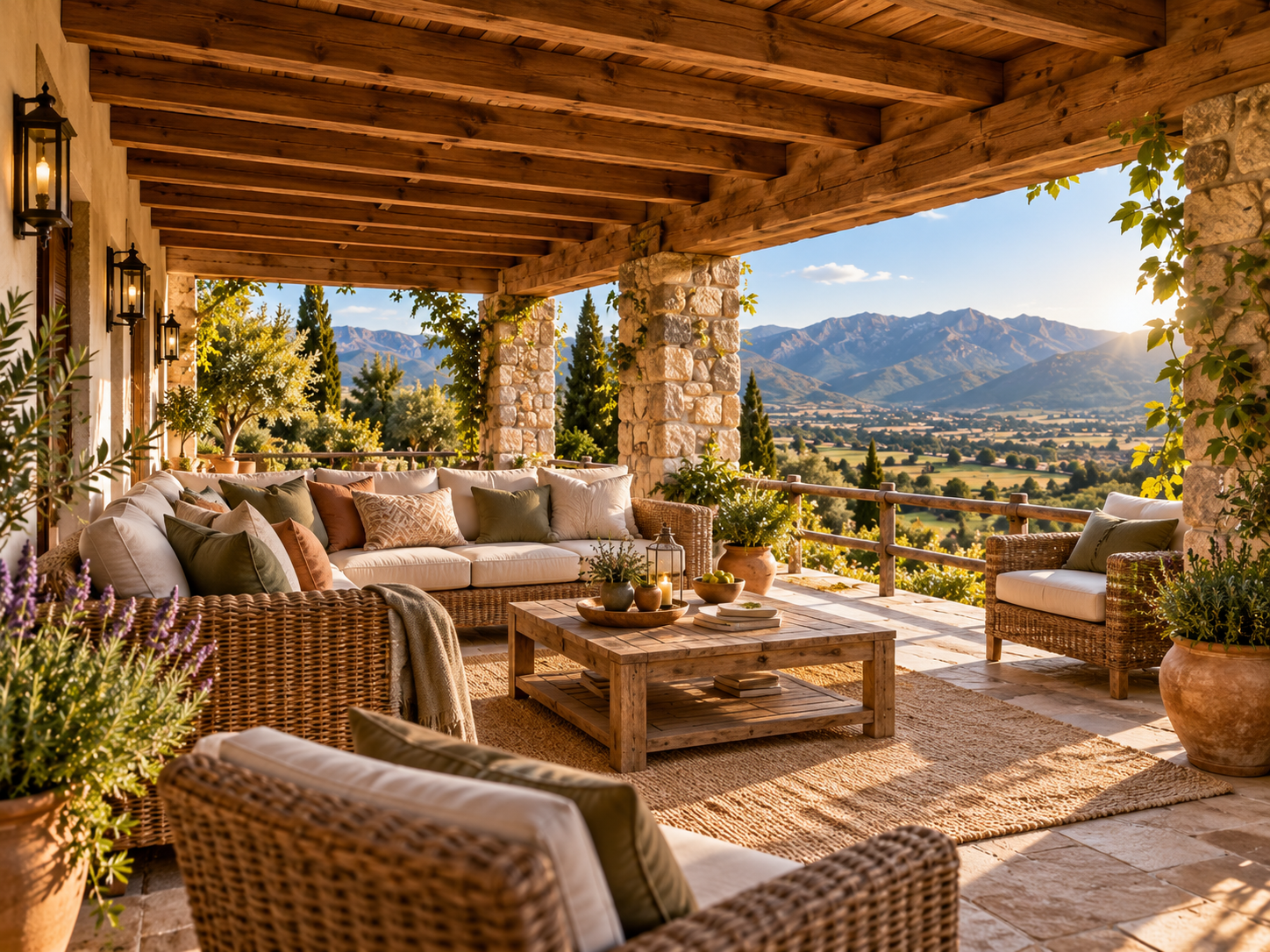 Porche y zona chill-out