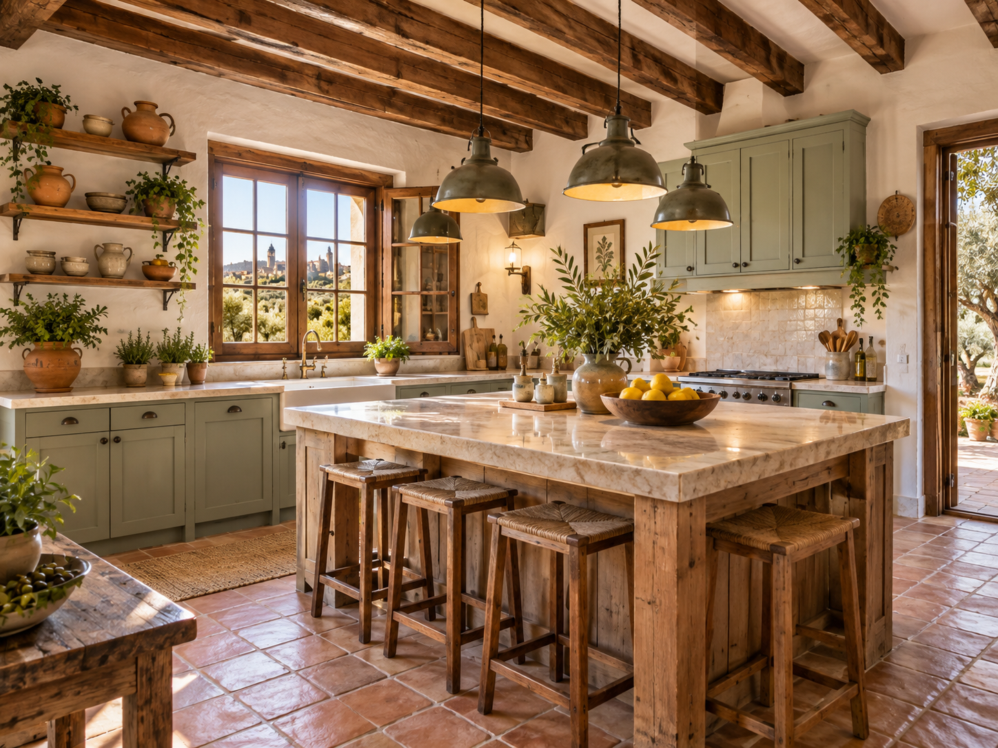 Cocina amplia