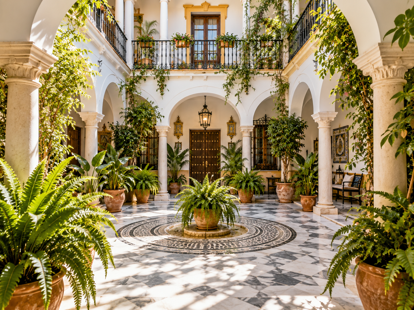 Patio interior